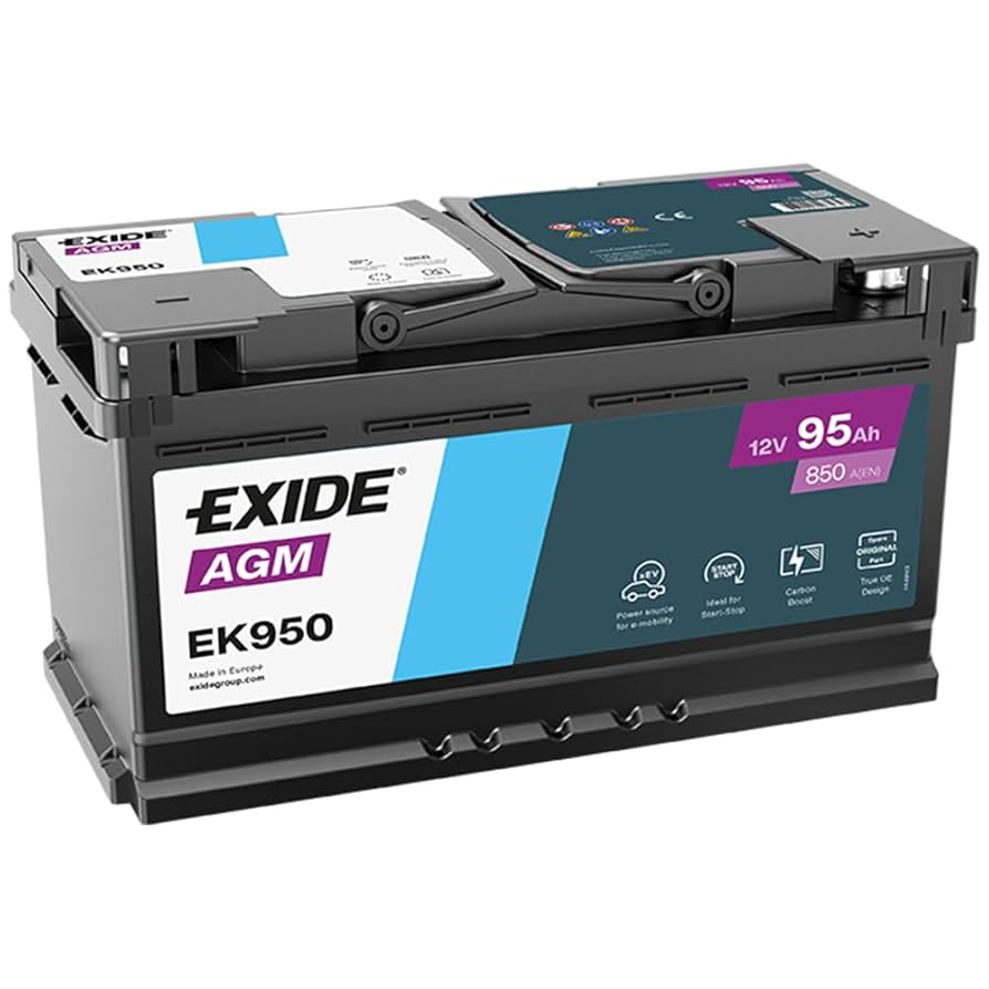 Exide EK950-B AGM 12V 95Ah 850A Start-Stopp-Batterie