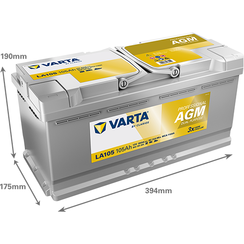 Varta LA105 - Professional AGM