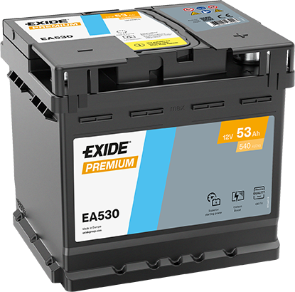 Exide EA530 Premium CarbonBoost Starterbatterie 12V 53Ah 540A