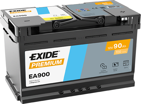 Exide EA900 Premium CarbonBoost Starterbatterie 12V 90Ah 720A