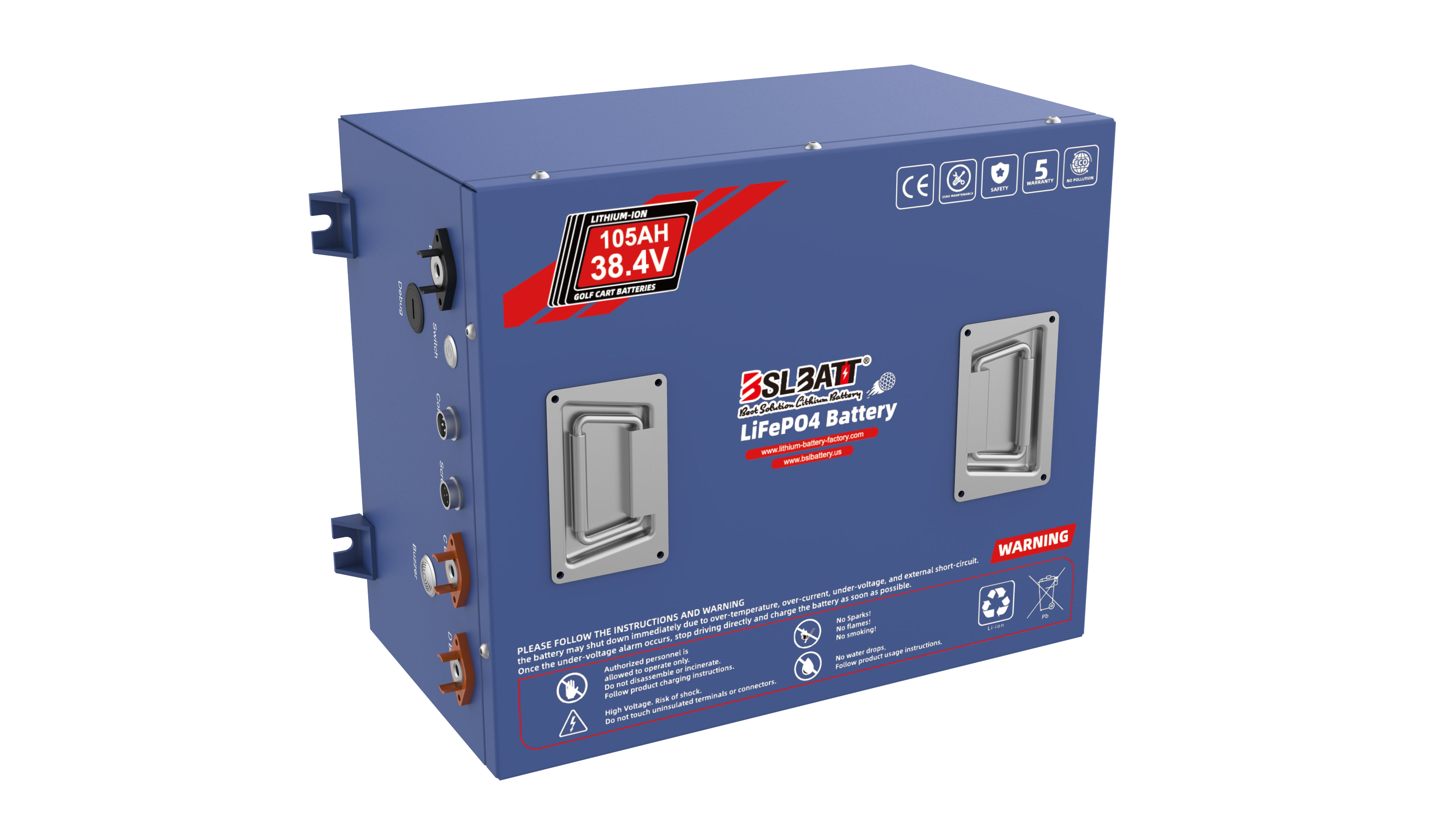 BSLBatt Lithium GolfCart LFP36-105 MOS