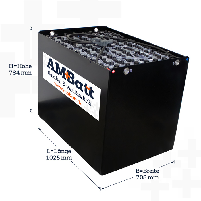 AMBatt Traktion - 80V 4 PzS 620 / DIN A