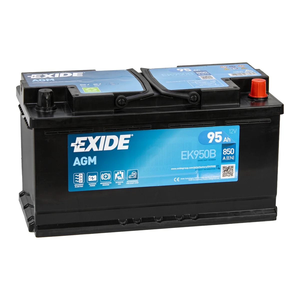 Exide EK950-B - Start-Stopp AGM