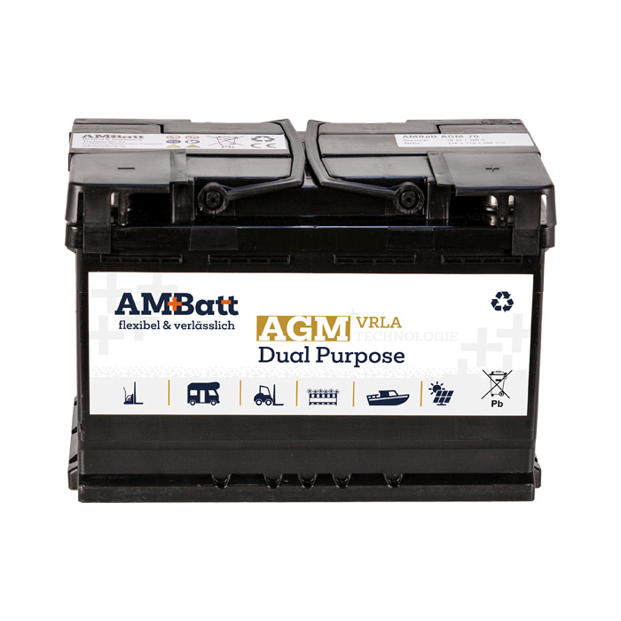 AMBatt AGM70 - Dual Purpose