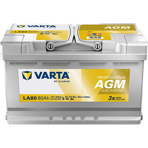Varta LA80 - Dynamic AGM