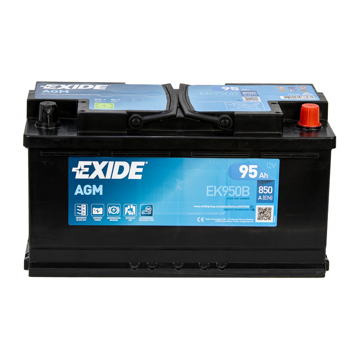Exide EK950-B - Start-Stopp AGM