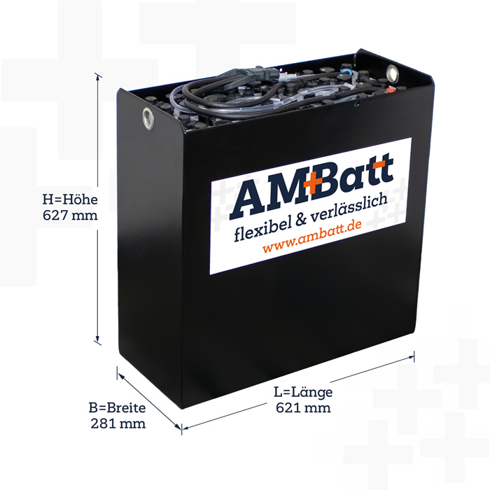 AMBatt Traktion - 24V 3 PzS 375 / DIN B
