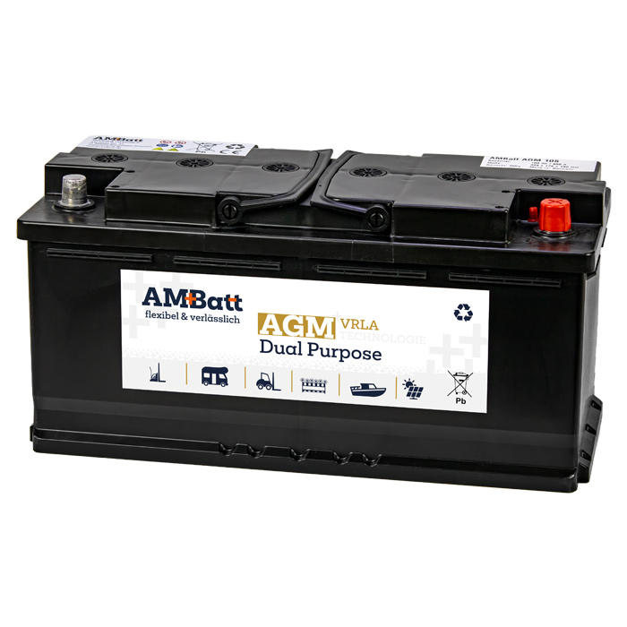 AMBatt AGM105 - Dual Purpose