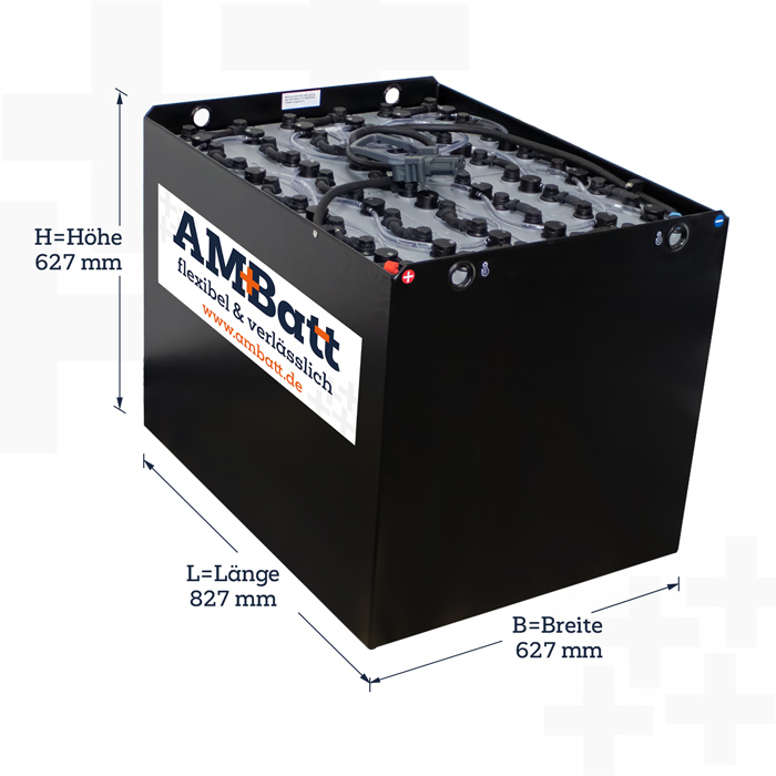 AMBatt Traktion - 48V 5 PzS 625 / DIN A