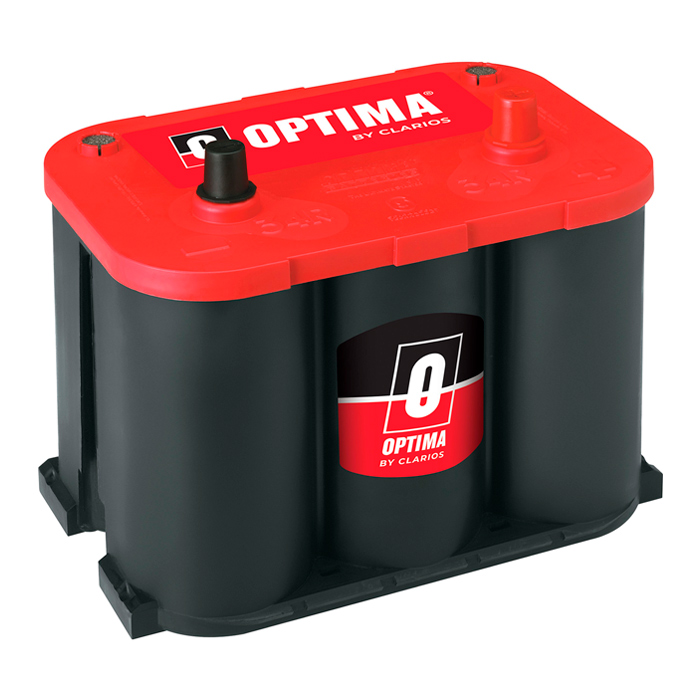 Optima RedTop R 4.2 AGM Batterie 12V 50Ah Pluspol Rechts