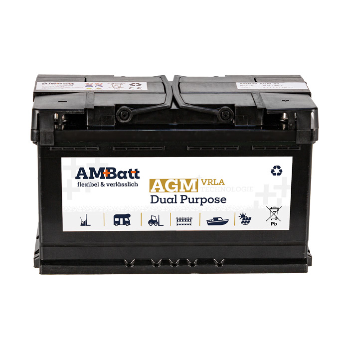AMBatt AGM80 - Dual Purpose
