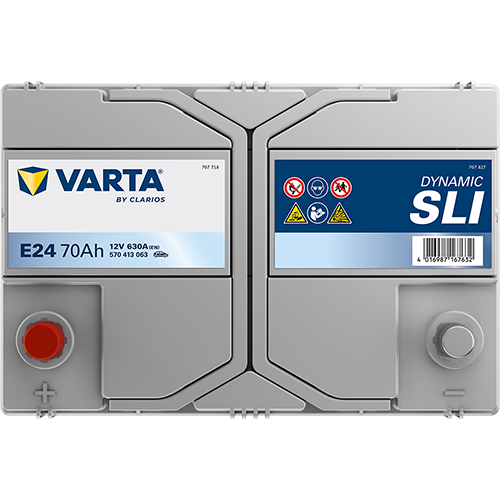 Varta E24 - 12V 70Ah / 630A